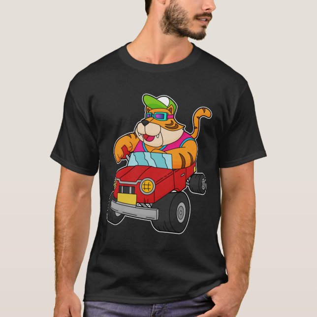 Camiseta Tigre con auto (Anverso)