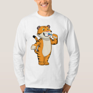 Camiseta Tigre con cepillo de dientes