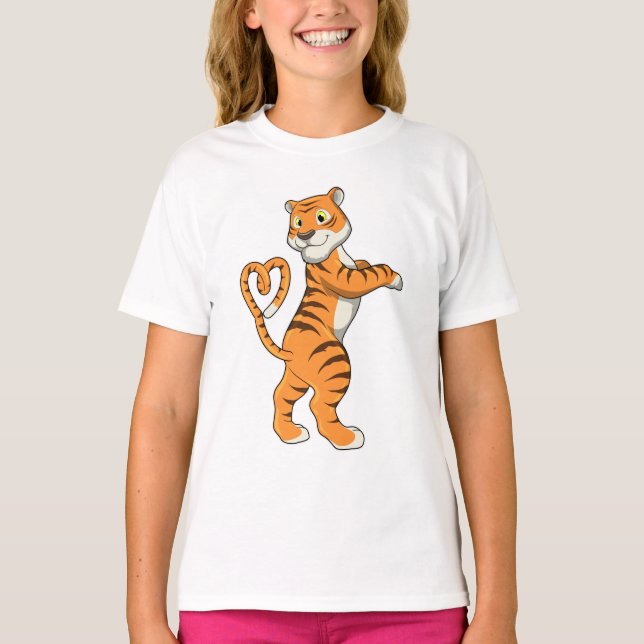 Camiseta Tigre con corazón (Anverso)