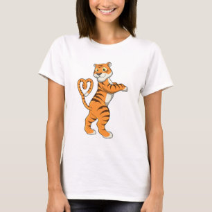 Camiseta Tigre con corazón