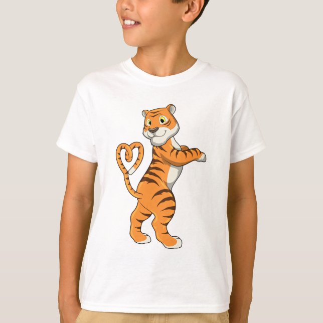 Camiseta Tigre con corazón (Anverso)
