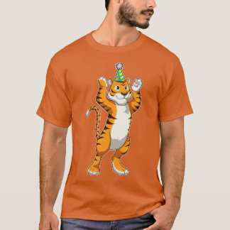 Camiseta Tigre con Fiesta gorra Fiesta