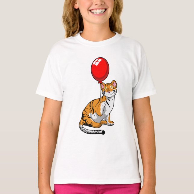 Camiseta Tigre con globo (Anverso)
