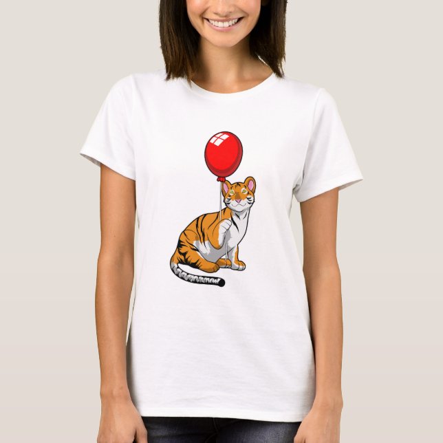 Camiseta Tigre con globo (Anverso)