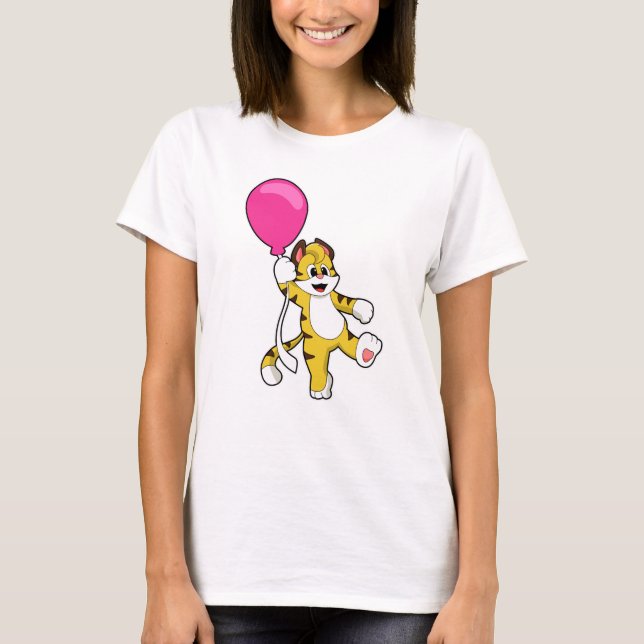 Camiseta Tigre con globo (Anverso)