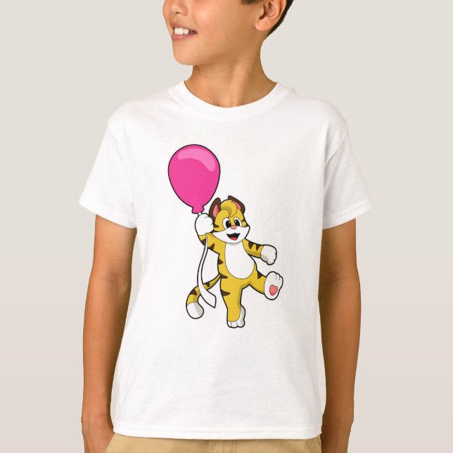 Camiseta Tigre con globo (Anverso)