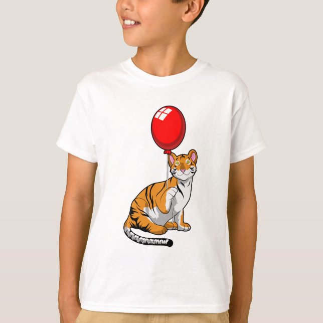 Camiseta Tigre con globo (Anverso)