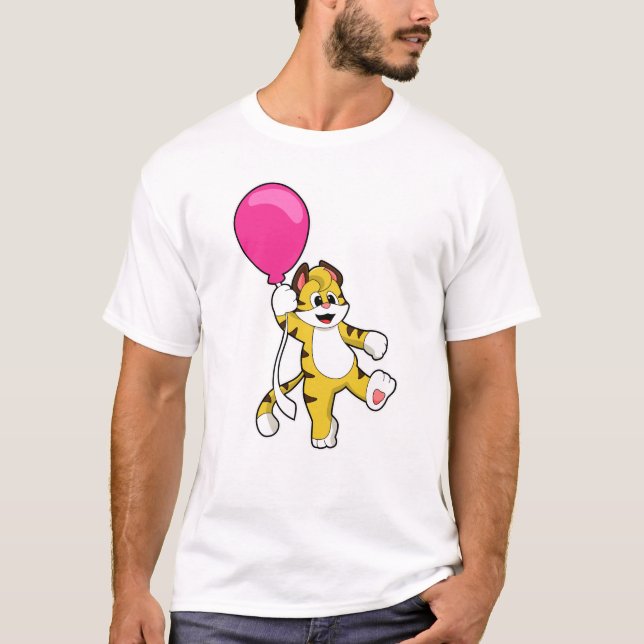 Camiseta Tigre con globo (Anverso)