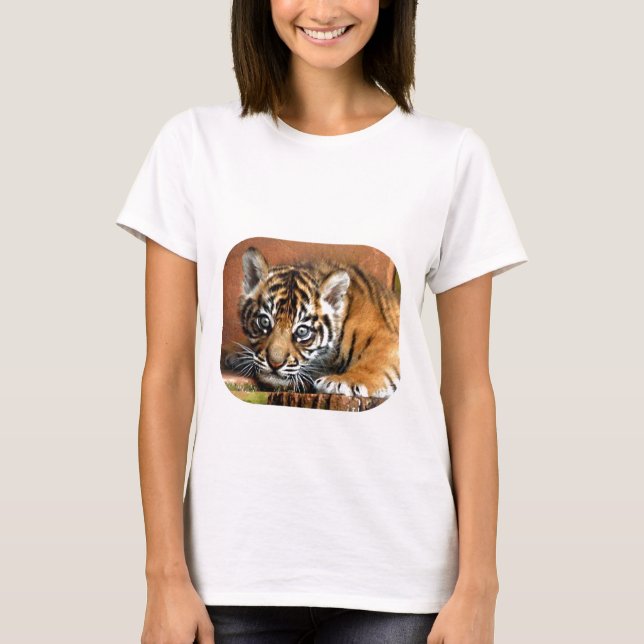 Camiseta Tigre Cub de Sumatran (Anverso)