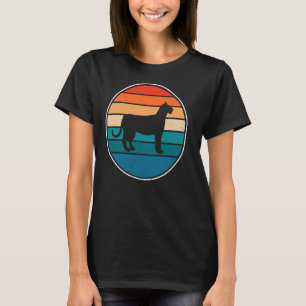 Camiseta Tigre curado con estilo vintage retro pantera