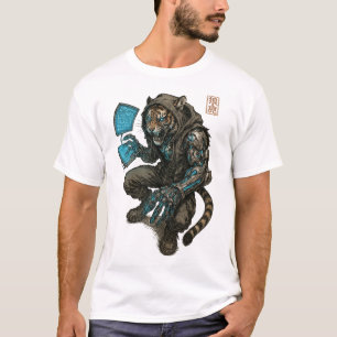 Camiseta Tigre Cyberpunk (Hacker)
