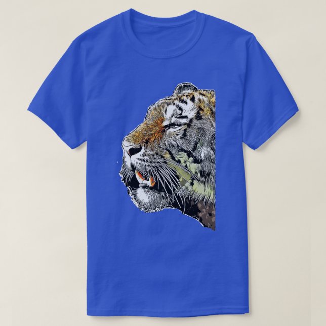 Camiseta Tigre de arte tigre (Diseño del anverso)