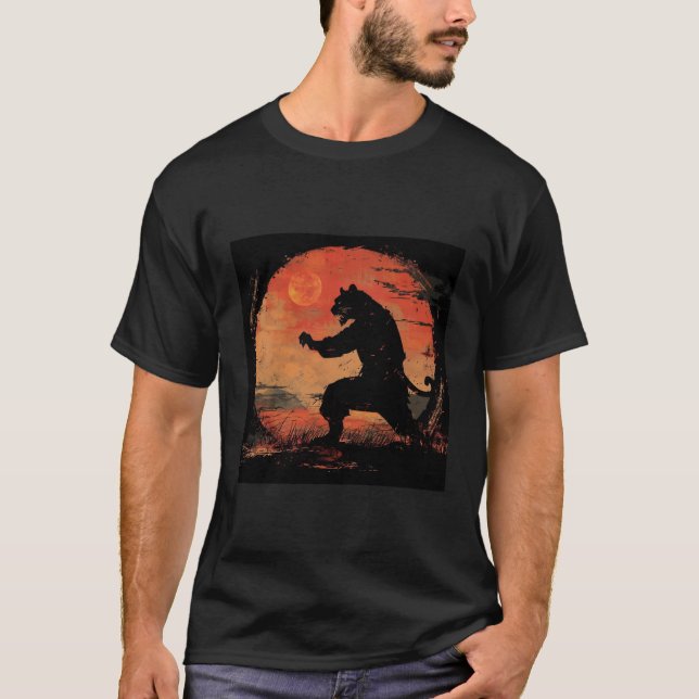 Camiseta Tigre de artes marciales (Anverso)