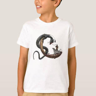 Camiseta Tigre de barco del dragón oriental asiático