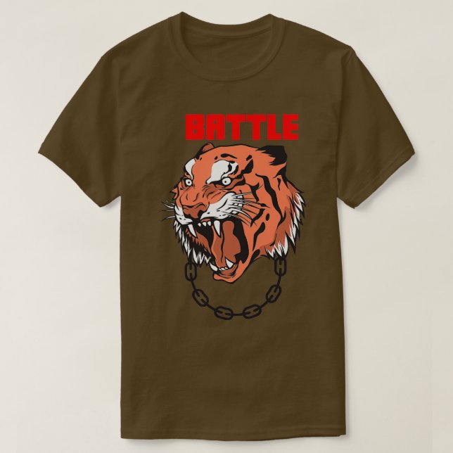 Camiseta Tigre de batalla (Diseño del anverso)