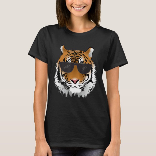 Camiseta Tigre de Bengala de Guay con gafas de sol Bengala  (Anverso)