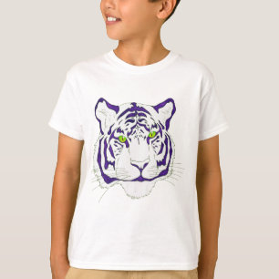 Camiseta Tigre de Bengala púrpura