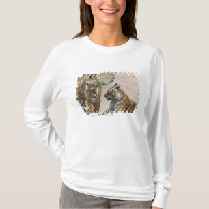 Camiseta Tigre de Bengala Real y crías, Ranthambhor