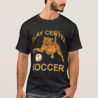 Camiseta Tigre de centro del fútbol de la arcilla