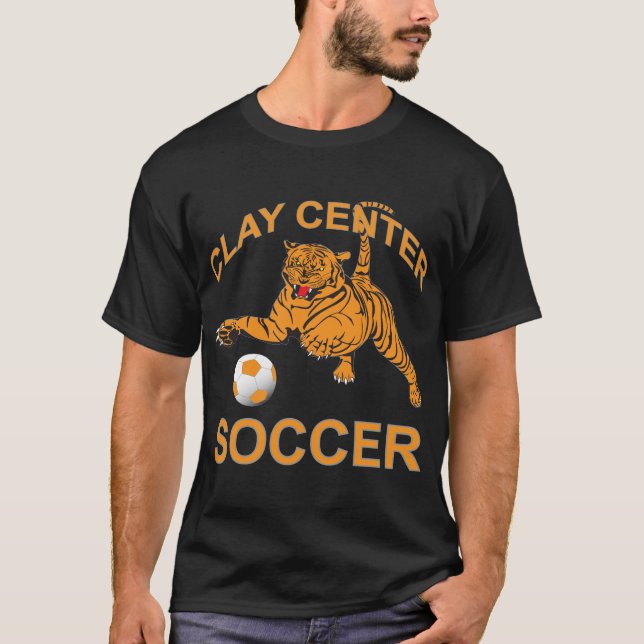 Camiseta Tigre de centro del fútbol de la arcilla (Anverso)