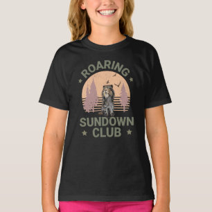 Camiseta Tigre de Dientes de Sable Club Retoño Bosque Atard