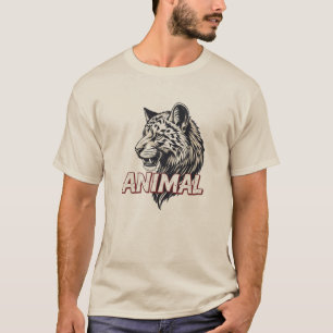 Camiseta Tigre de Espíritu Salvaje – Gráfico de Animal