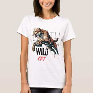 Camiseta Tigre de gato salvaje