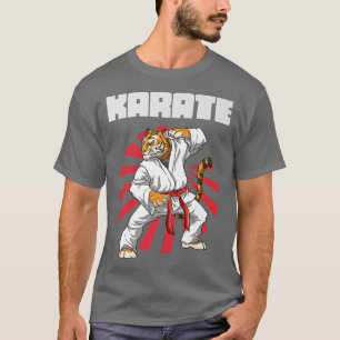 Camiseta Tigre de karate y artes marciales japonesas del ka