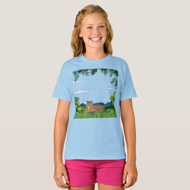 Camiseta Tigre de la jungla (Anverso completo)