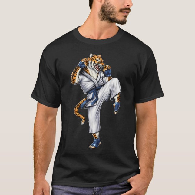 Camiseta Tigre de las Artes Marciales (Anverso)