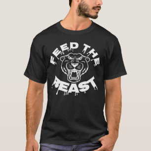 Camiseta Tigre de león de la bestia de la alimentación, ins
