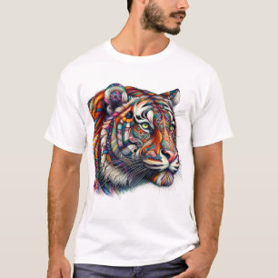 Camiseta Tigre de mosaico