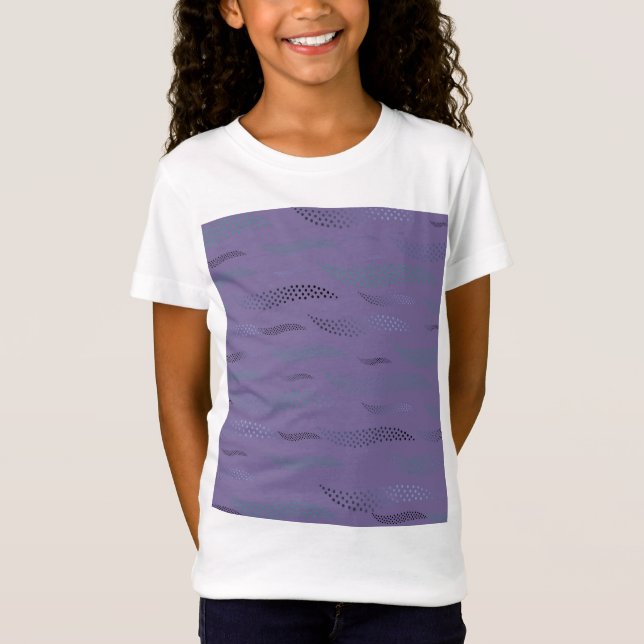 Camiseta Tigre de ondas (patrón estilizado) 9 (Anverso)