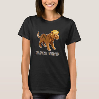 Camiseta Tigre de papel naranja