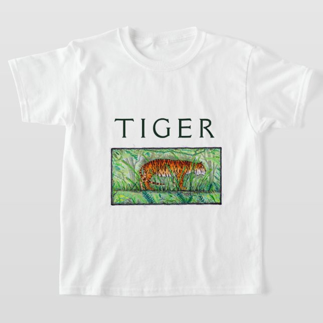 Camiseta Tigre de pie (Distribución)