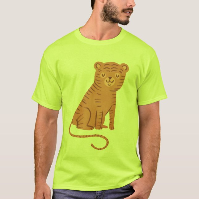 Camiseta "Tigre de Raya Tranquila" (Anverso)