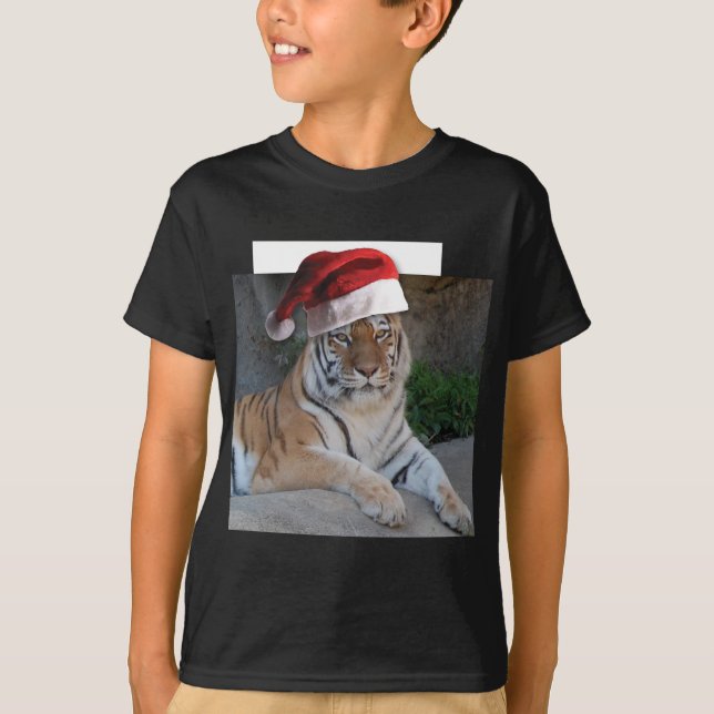 Camiseta Tigre de Santa Hat Bengal (Anverso)