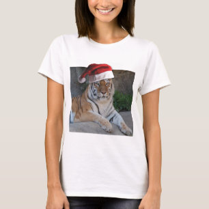 Camiseta Tigre de Santa Hat Bengal