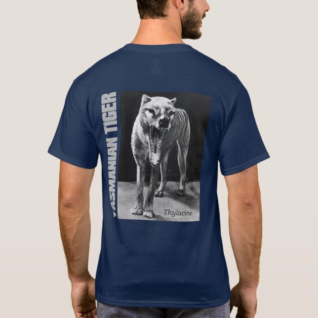 Camiseta Tigre de Tasmania (Reverso)