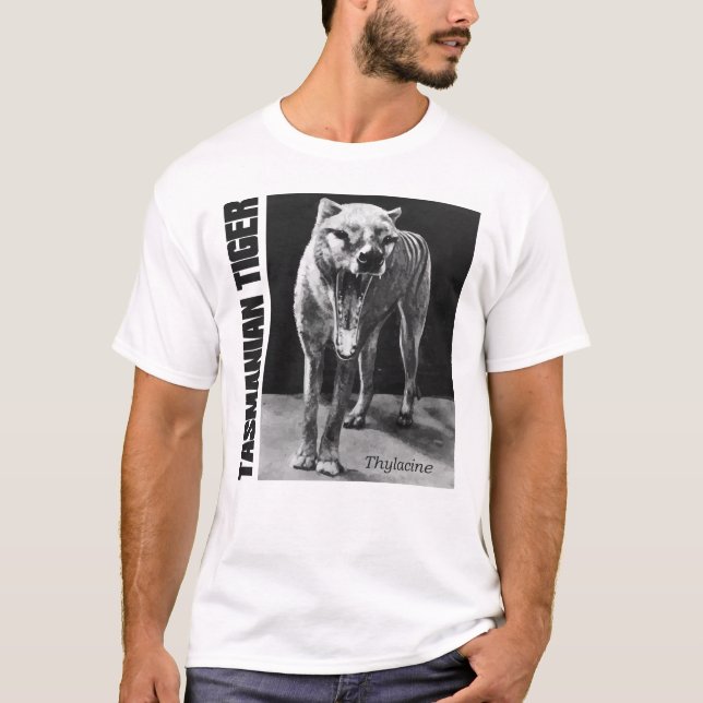 Camiseta Tigre de Tasmania (Anverso)