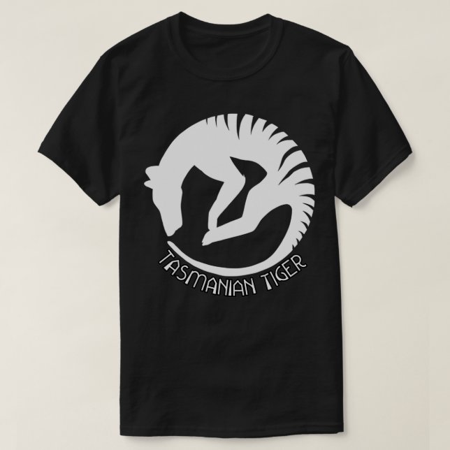 Camiseta Tigre de Tasmania Animal silvestre Thylacine 1 (Diseño del anverso)