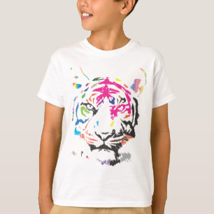 Camiseta Tigre del arco iris