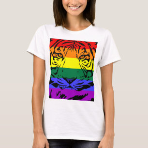 Camiseta Tigre del arco iris