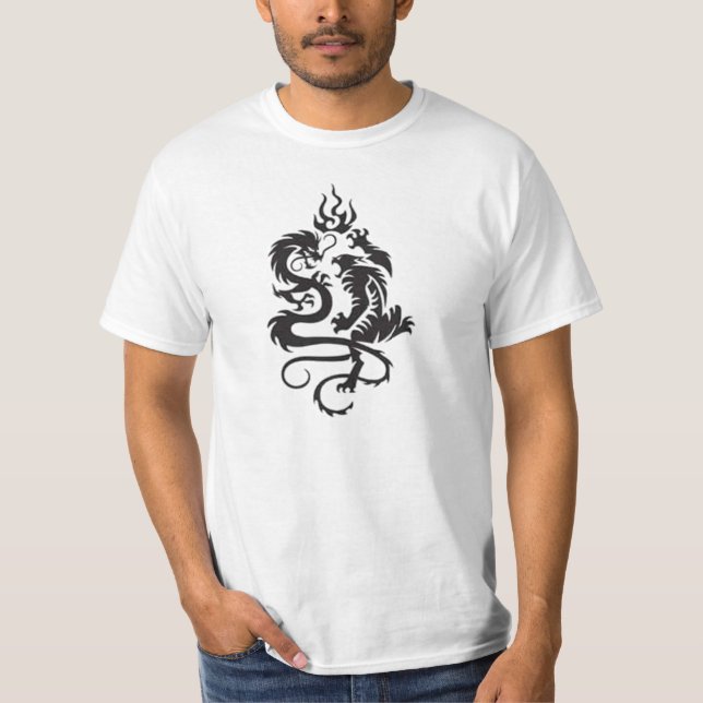 Camiseta tigre del dragón v (Anverso)