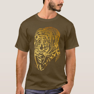 Camiseta Tigre del oro en la hierba