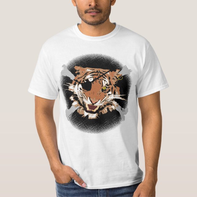 Camiseta tigre del pirata (Anverso)