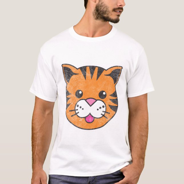 Camiseta Tigre del vintage (Anverso)
