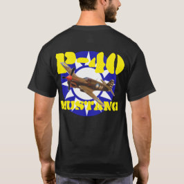 CAMISETA TIGRE DEL VUELO DEL MUSTANGO P-40