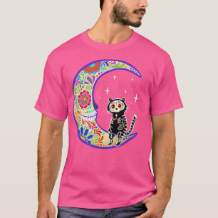 Camiseta Tigre dia de Los Muertos Skeleton Skull de azúcar 