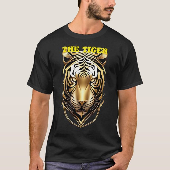 Camiseta Tigre dorado (Anverso)